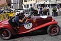 Fiat 508 S Balilla Sport Coppa DOro anno 1934 con il pilota Giorgio NOTARI e navigatore Valtere BEMER alle Mille Miglia 2021, passaggio a Reggio Emilia della Freccia Rossa, in gara con il numero 79